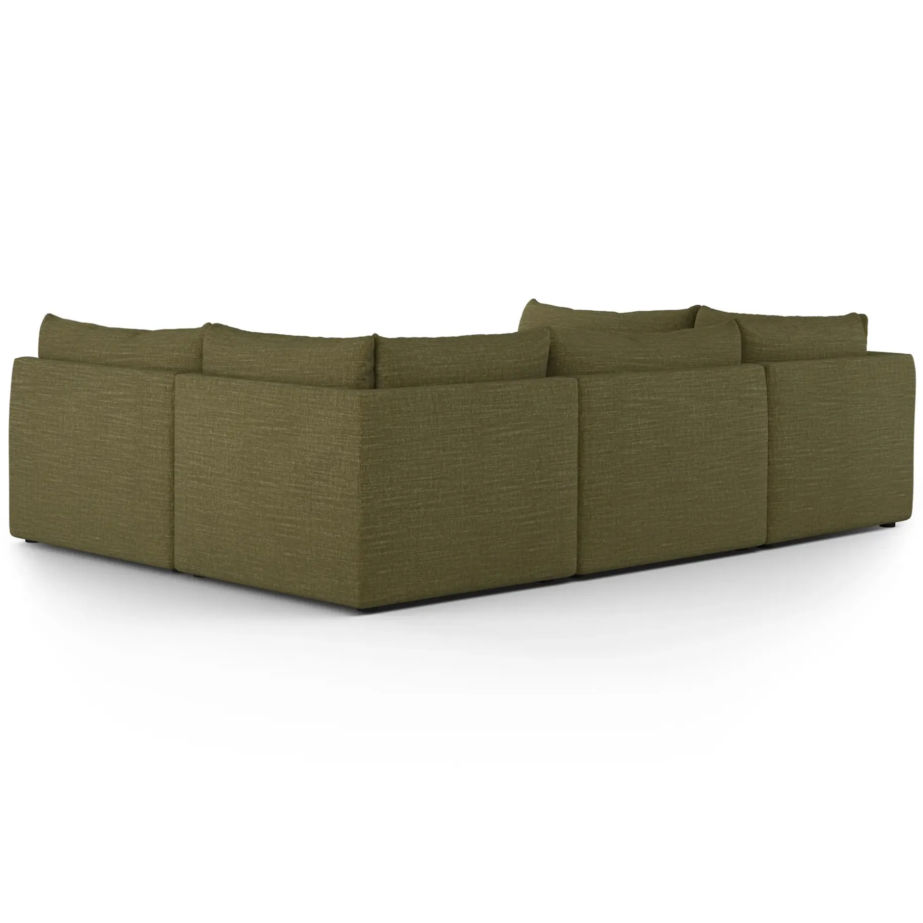 Leigh 121.5" Modular 5-Seater U-Shaped Sectional - Napa Moss