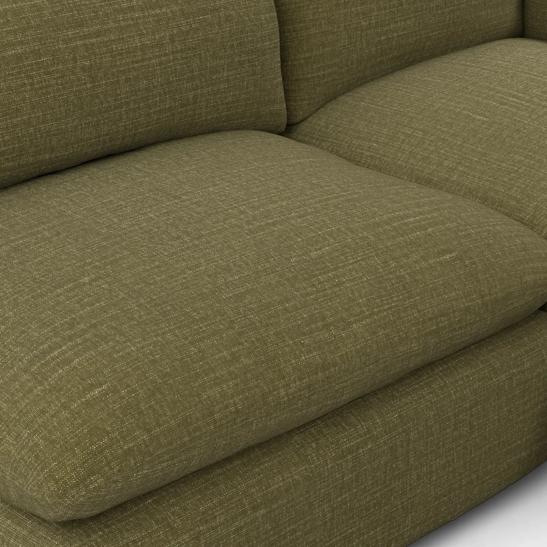 Leigh 121.5" Modular 5-Seater U-Shaped Sectional - Napa Moss