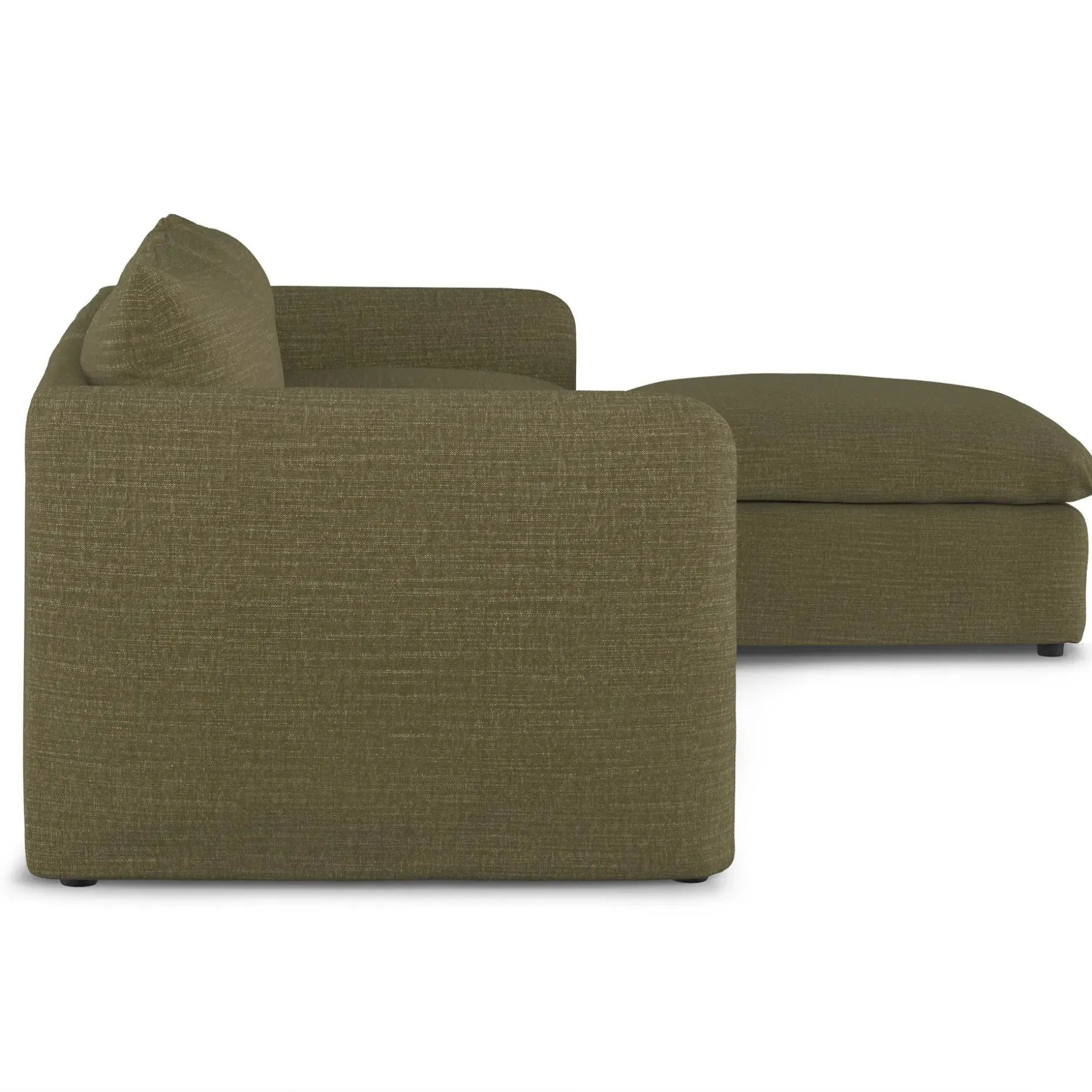 Leigh 131.5" Modular Sectional - Napa Moss