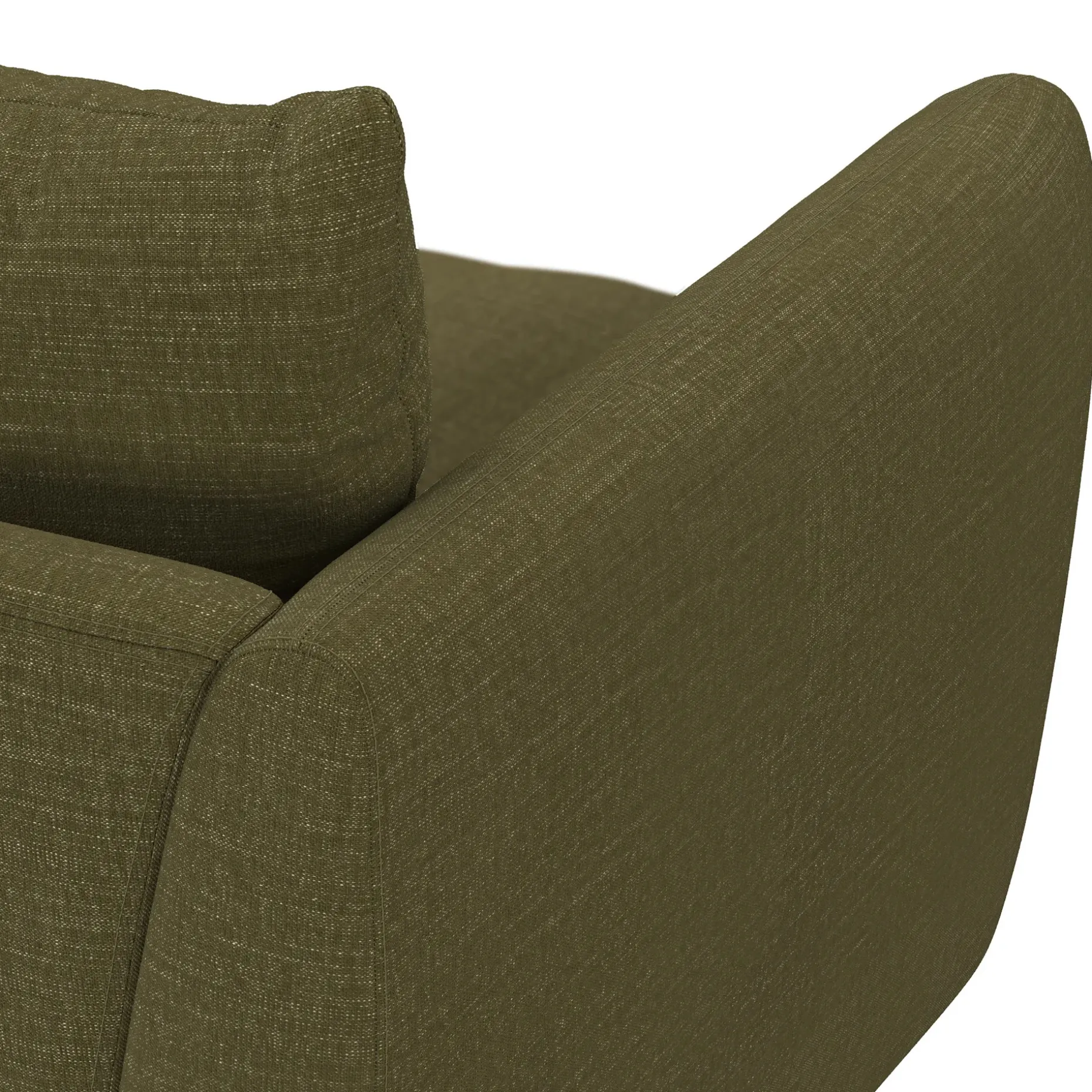 Leigh 92" Modular Sofa - Napa Moss