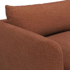Leigh 131.5" Modular Sofa - Napa Rust