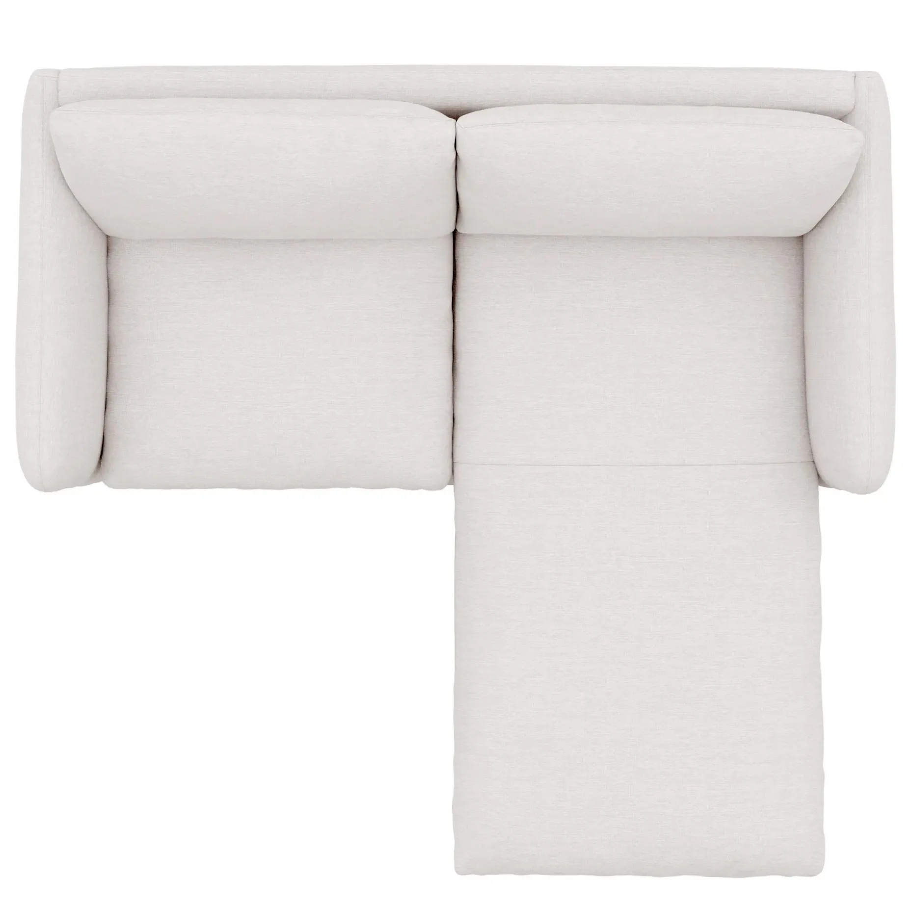 Leigh 86" Reversible Storage Sectional - Silver Ivory