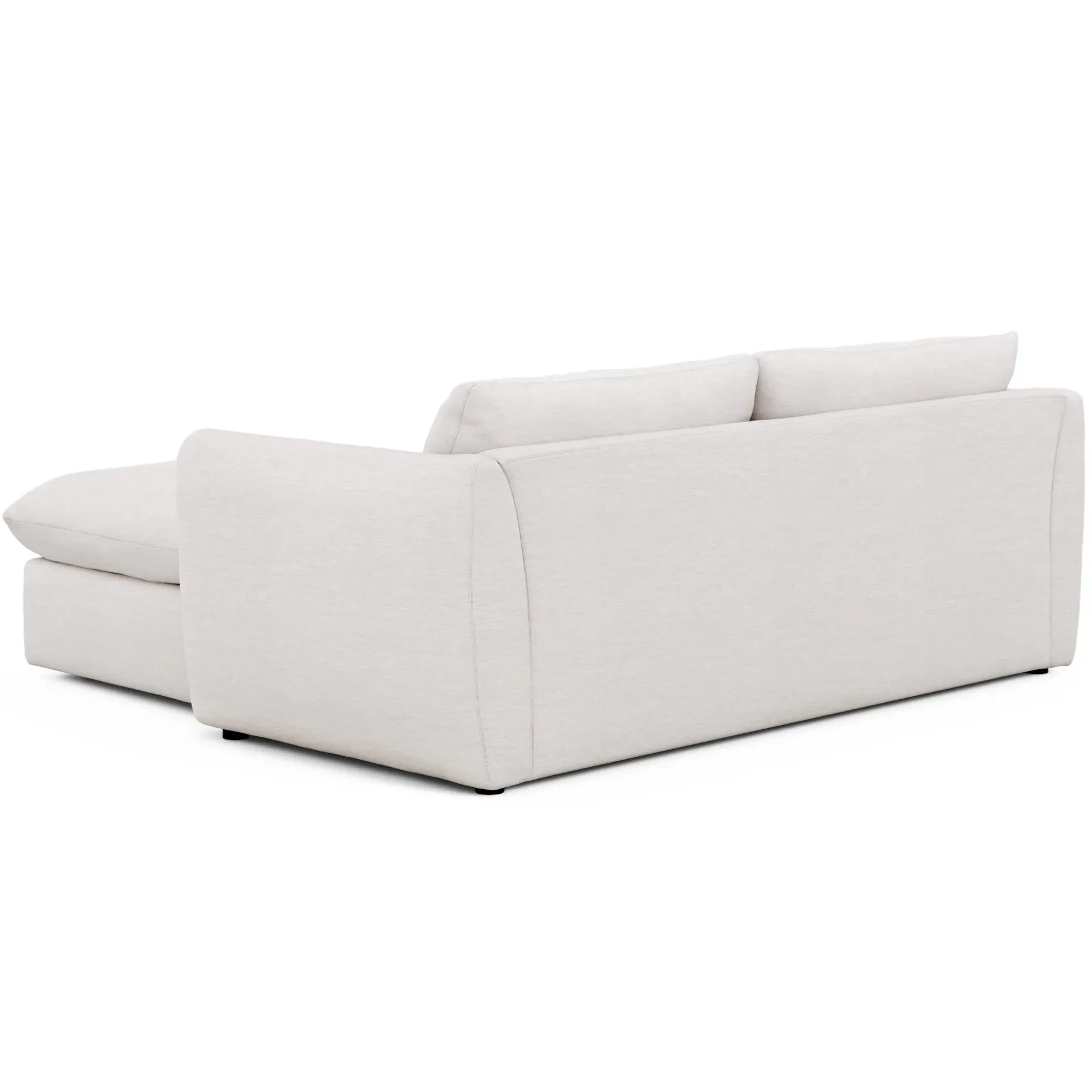 Leigh 86" Reversible Storage Sectional - Silver Ivory
