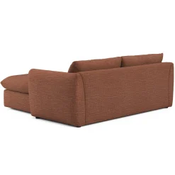 Leigh 86" Reversible Storage Sectional - Napa Rust