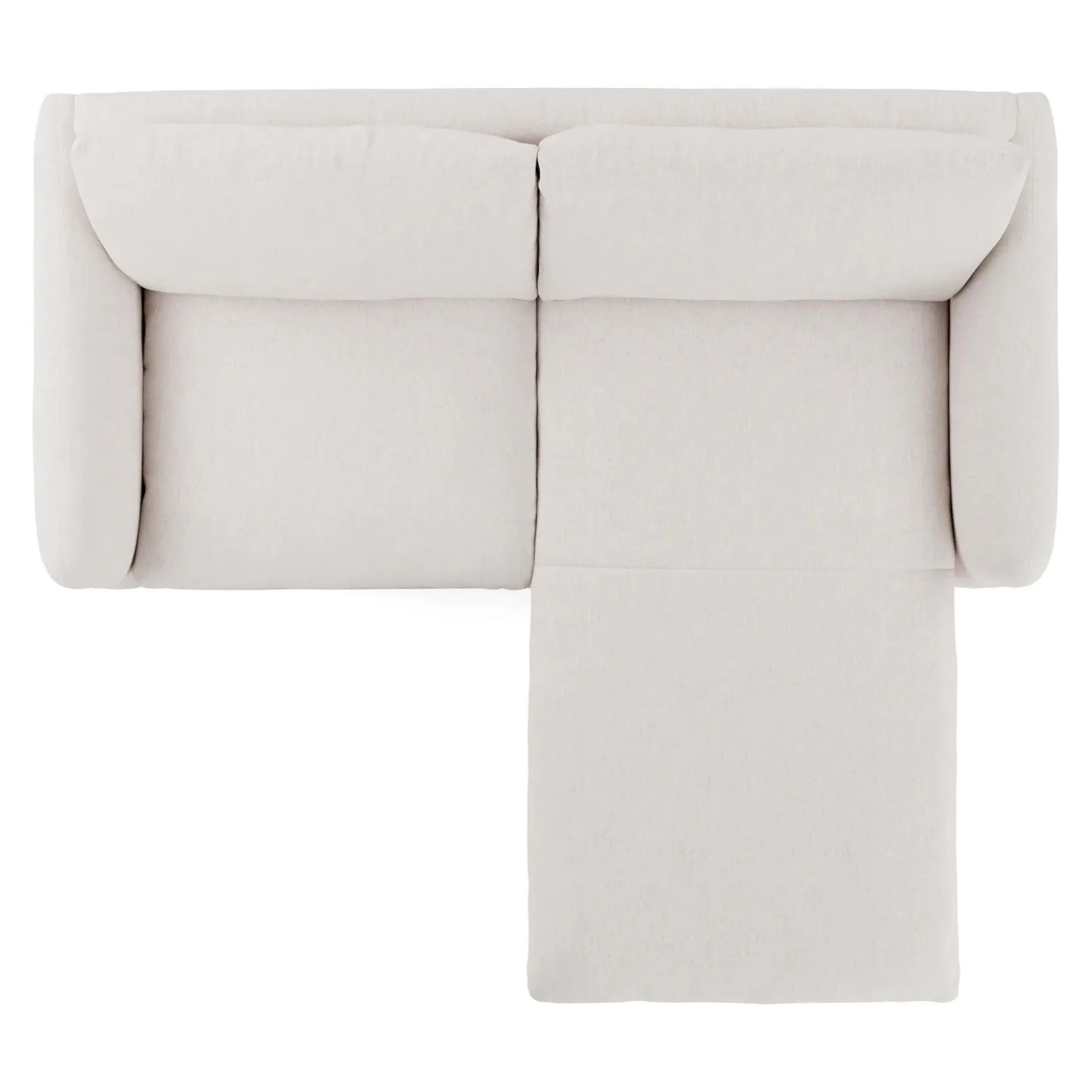 Leigh 86" Reversible Storage Sleeper Sectional - Napa White
