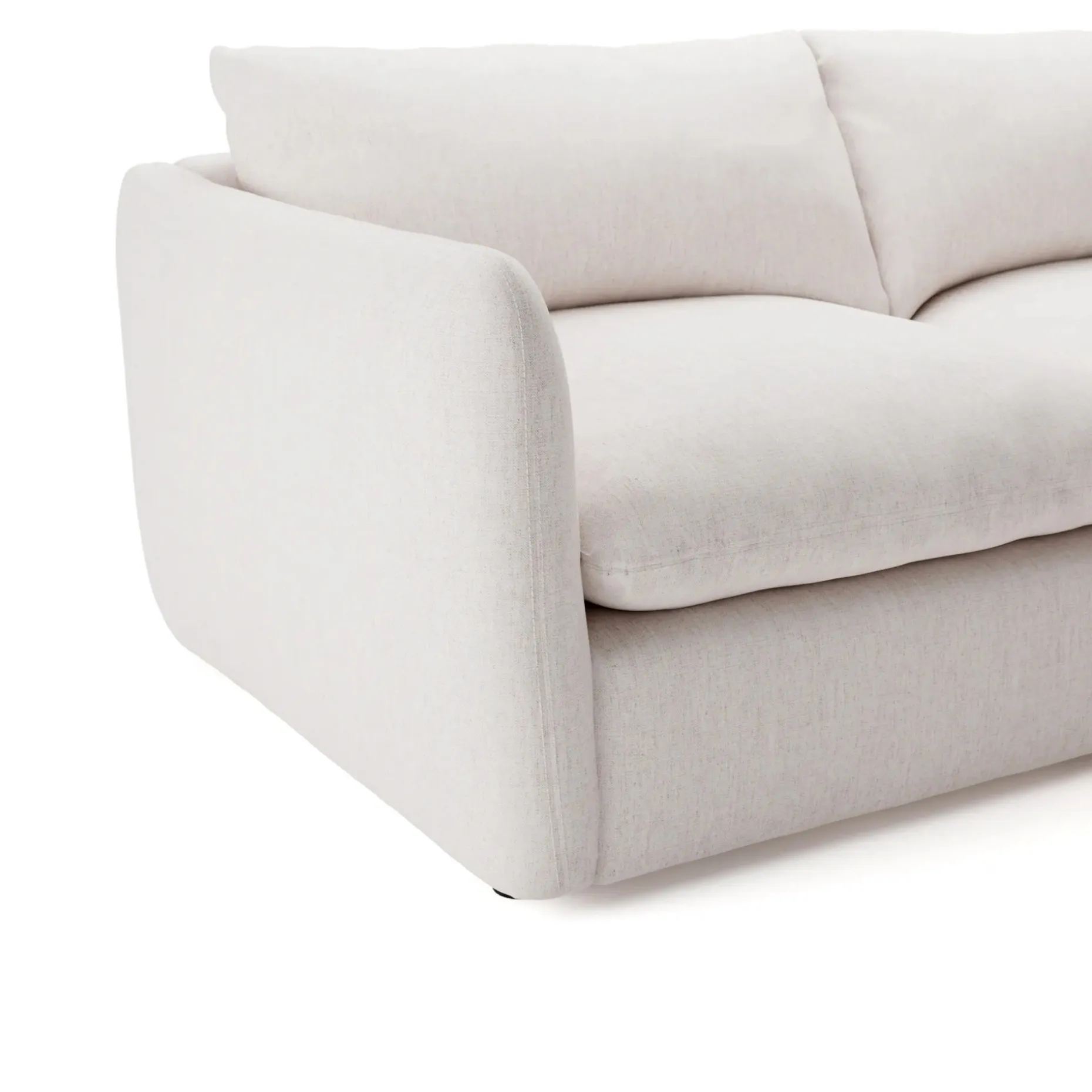 Leigh 86" Reversible Storage Sleeper Sectional - Napa White