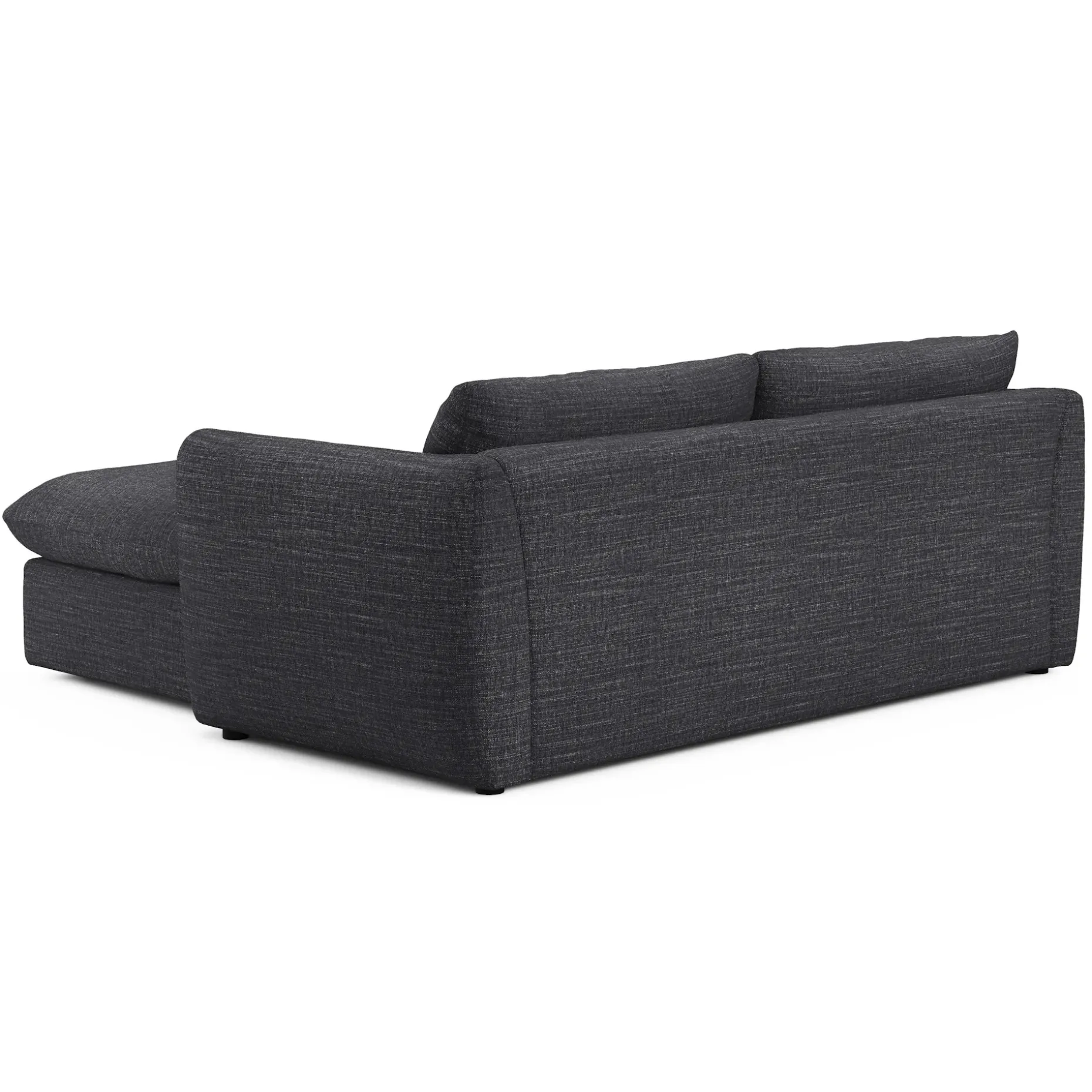 Leigh 86" Reversible Storage Sleeper Sectional - Napa Charcoal