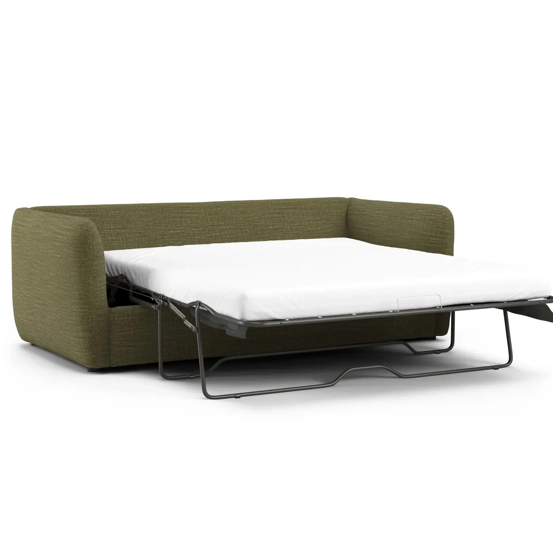 Leigh 86" Reversible Storage Sleeper Sectional - Napa Moss