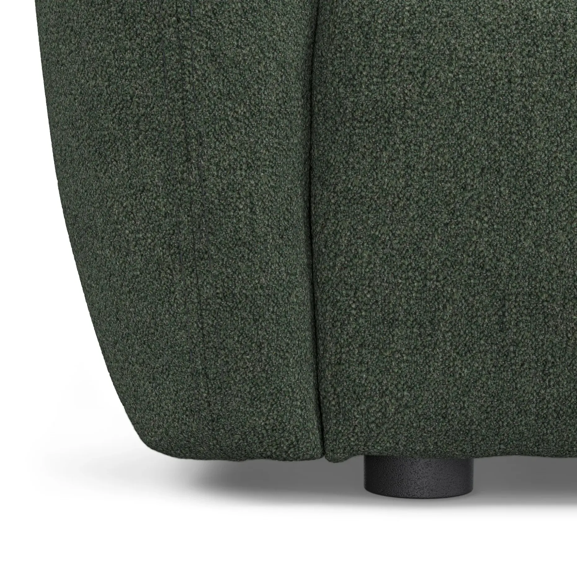 Leigh 86" Sofa Bed - Green Wool Bouclé