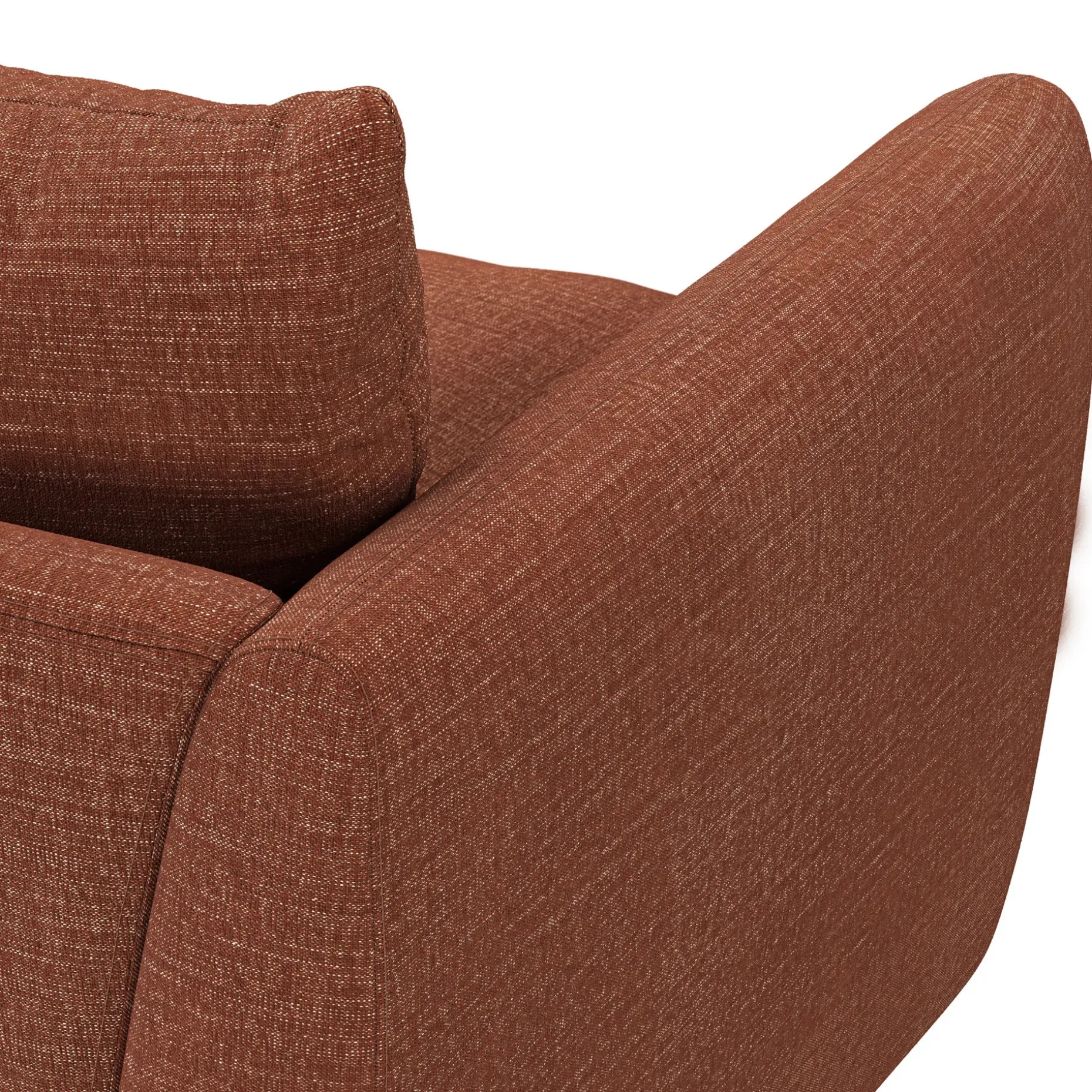 Leigh 86" Sofa Bed - Napa Rust