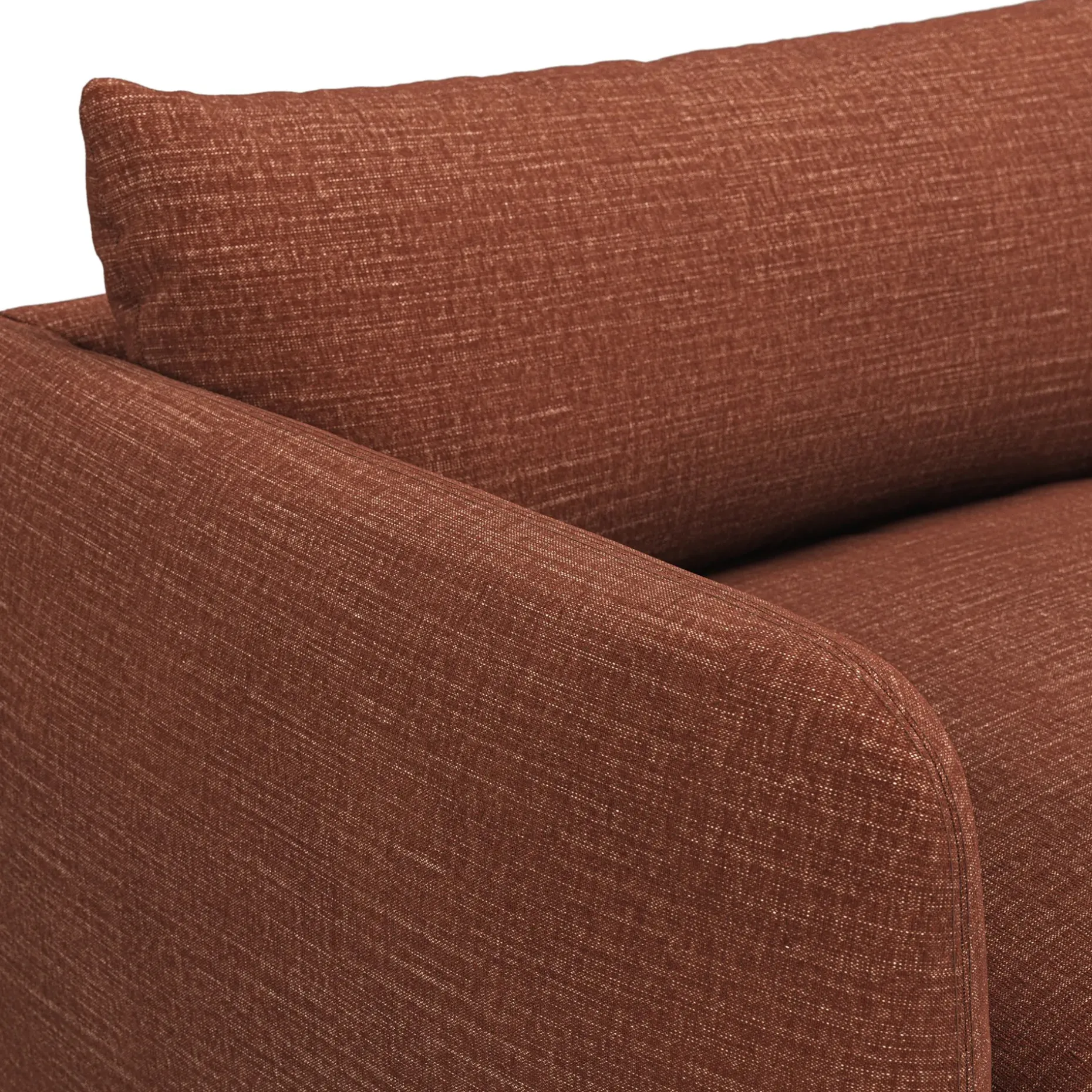 Leigh 86" Sofa Bed - Napa Rust