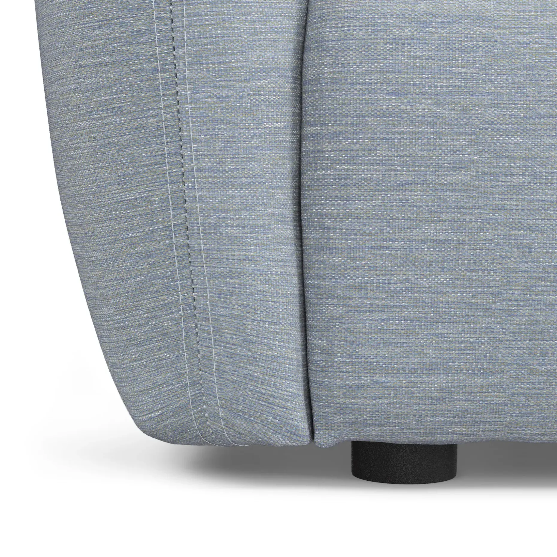 Leigh 86" Sofa Bed - Silver Light Blue