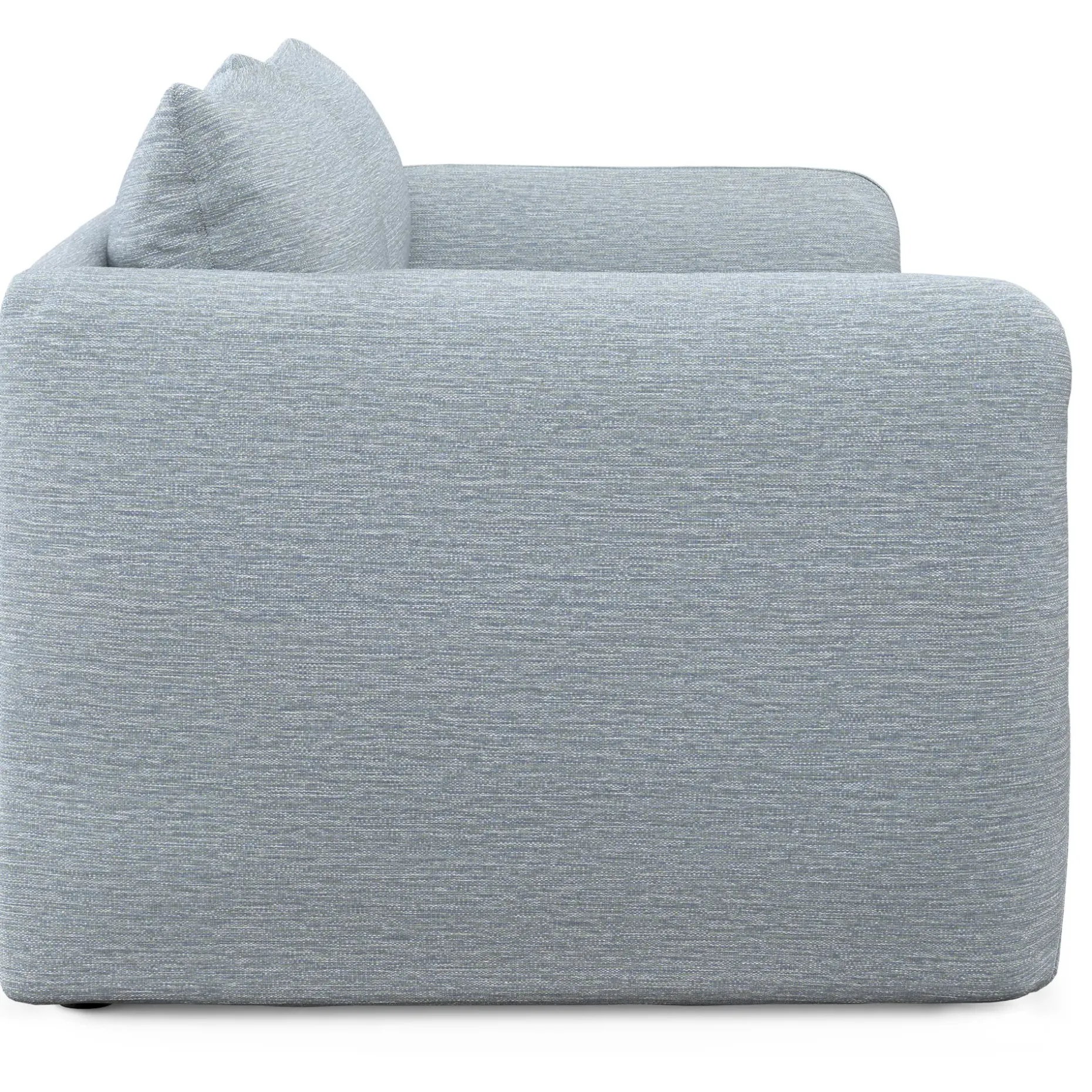 Leigh 86" Sofa Bed - Silver Light Blue