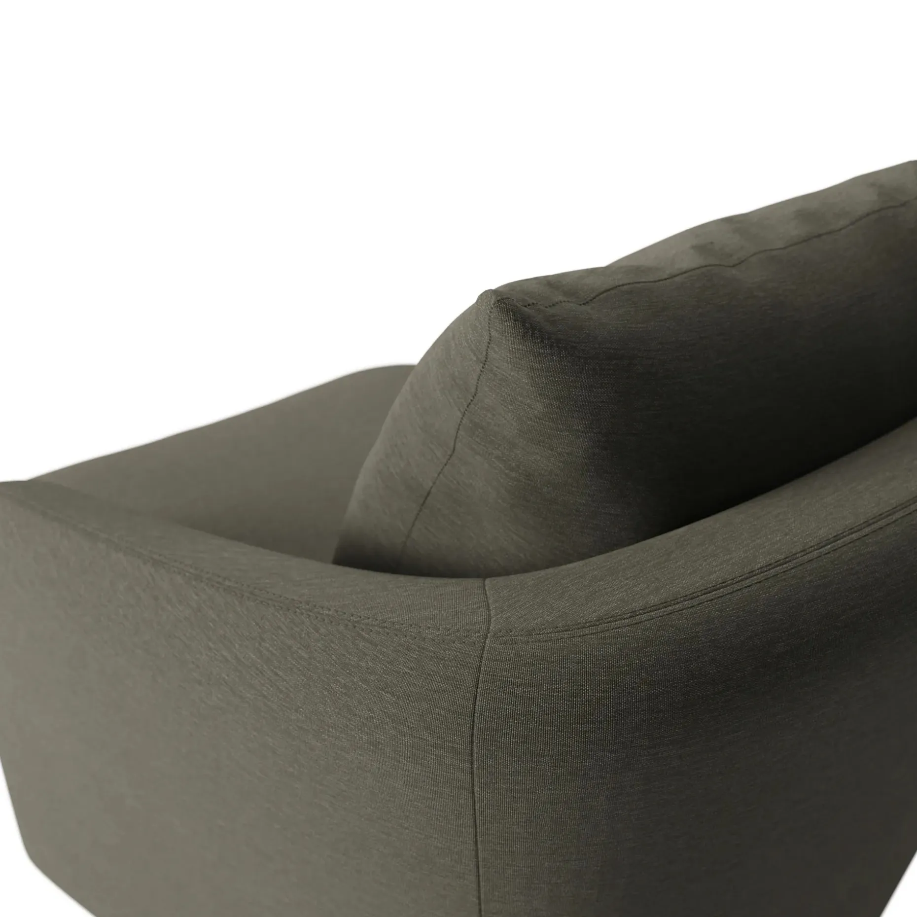 Leigh 33" Swivel Lounge Chair - Silver Moss