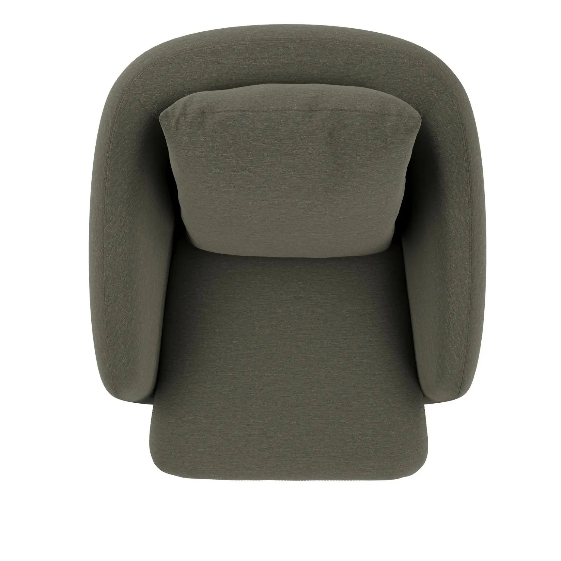 Leigh 33" Swivel Lounge Chair - Silver Moss
