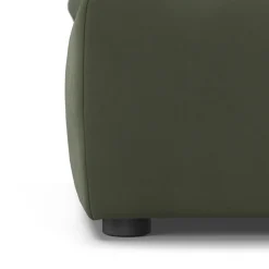 Leigh 41" Velvet Corner Chair Module - Hale Fir Green