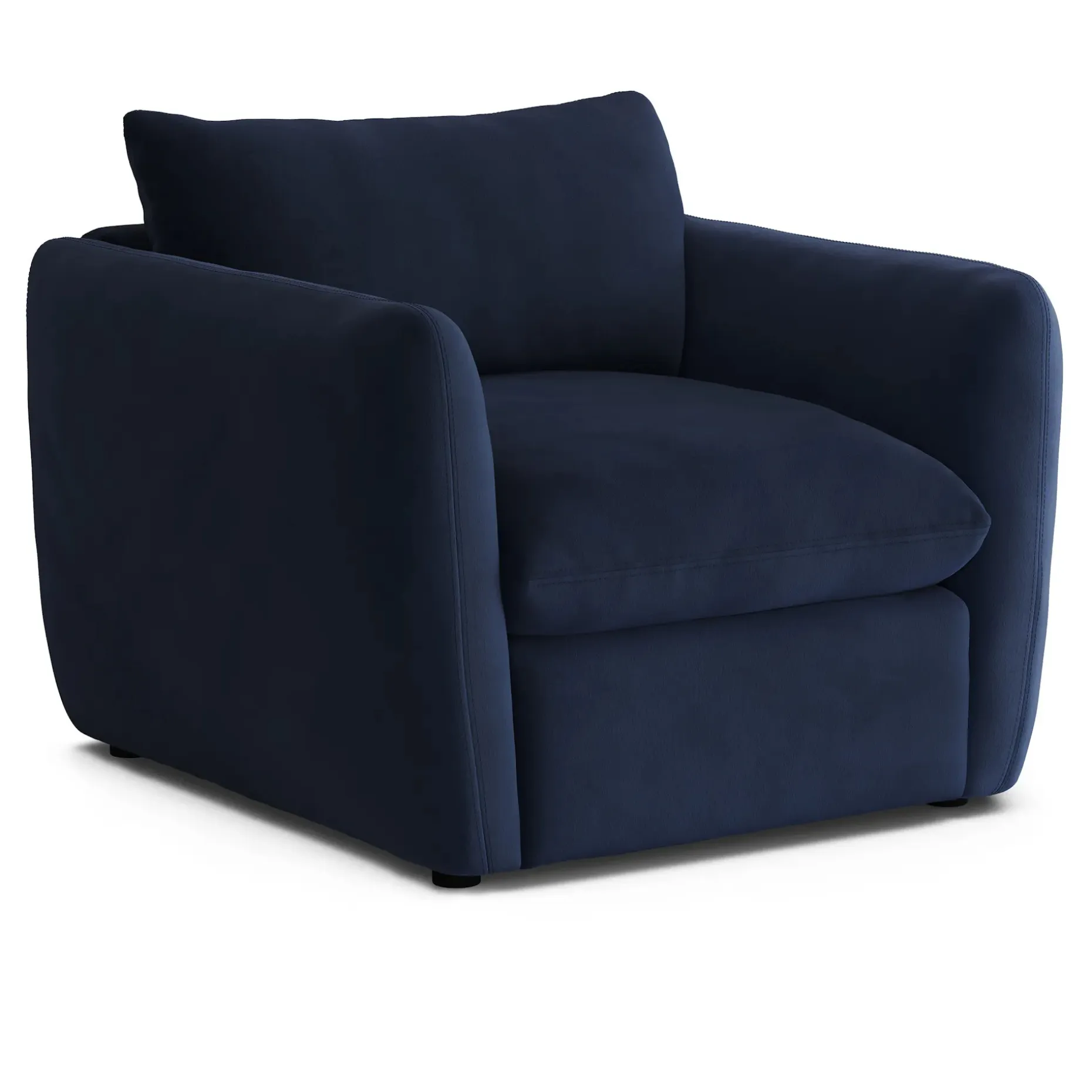 Leigh 42" Velvet Lounge Chair - Hale Ink