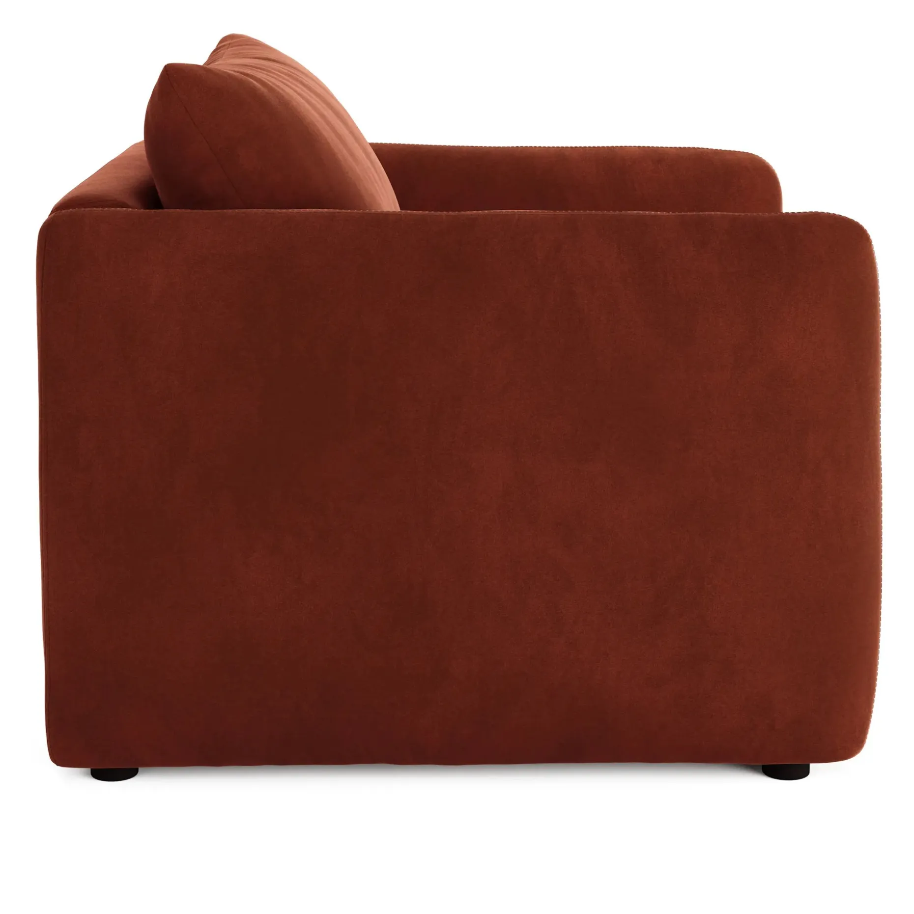 Leigh 42" Velvet Lounge Chair - Hale Rust