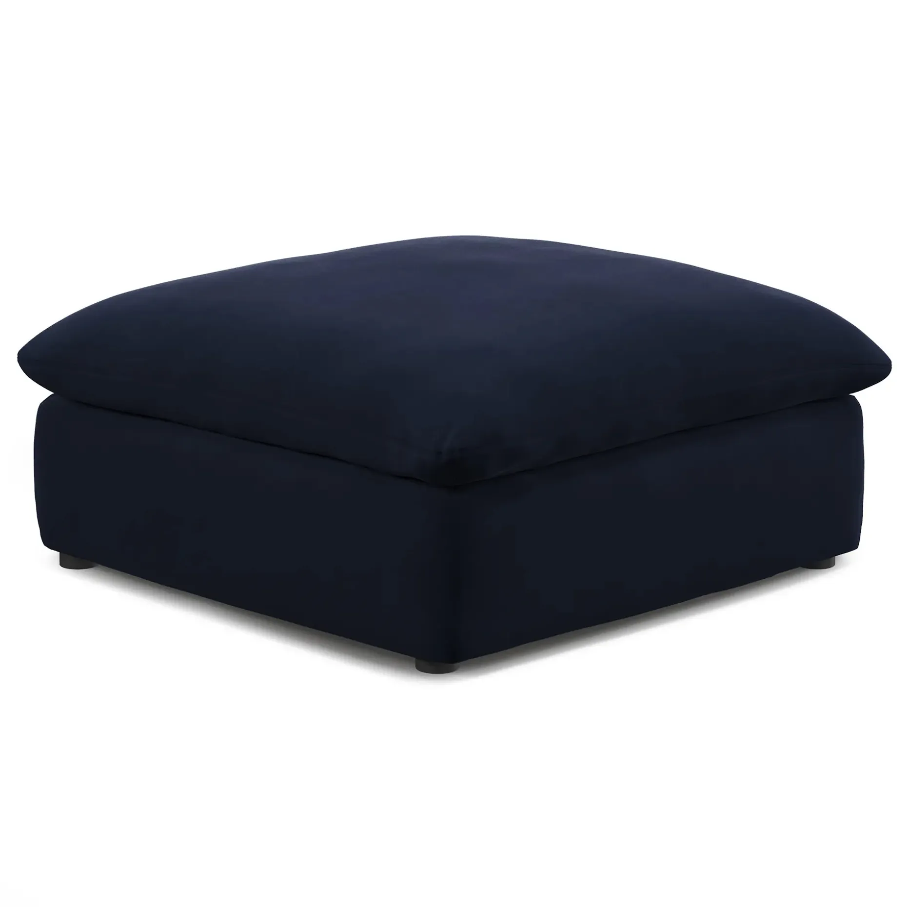 Leigh 41" Velvet Ottoman - Hale Ink
