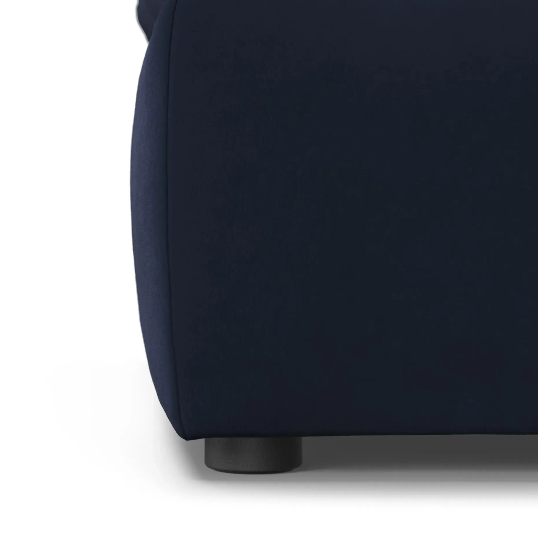Leigh 41" Velvet Ottoman - Hale Ink