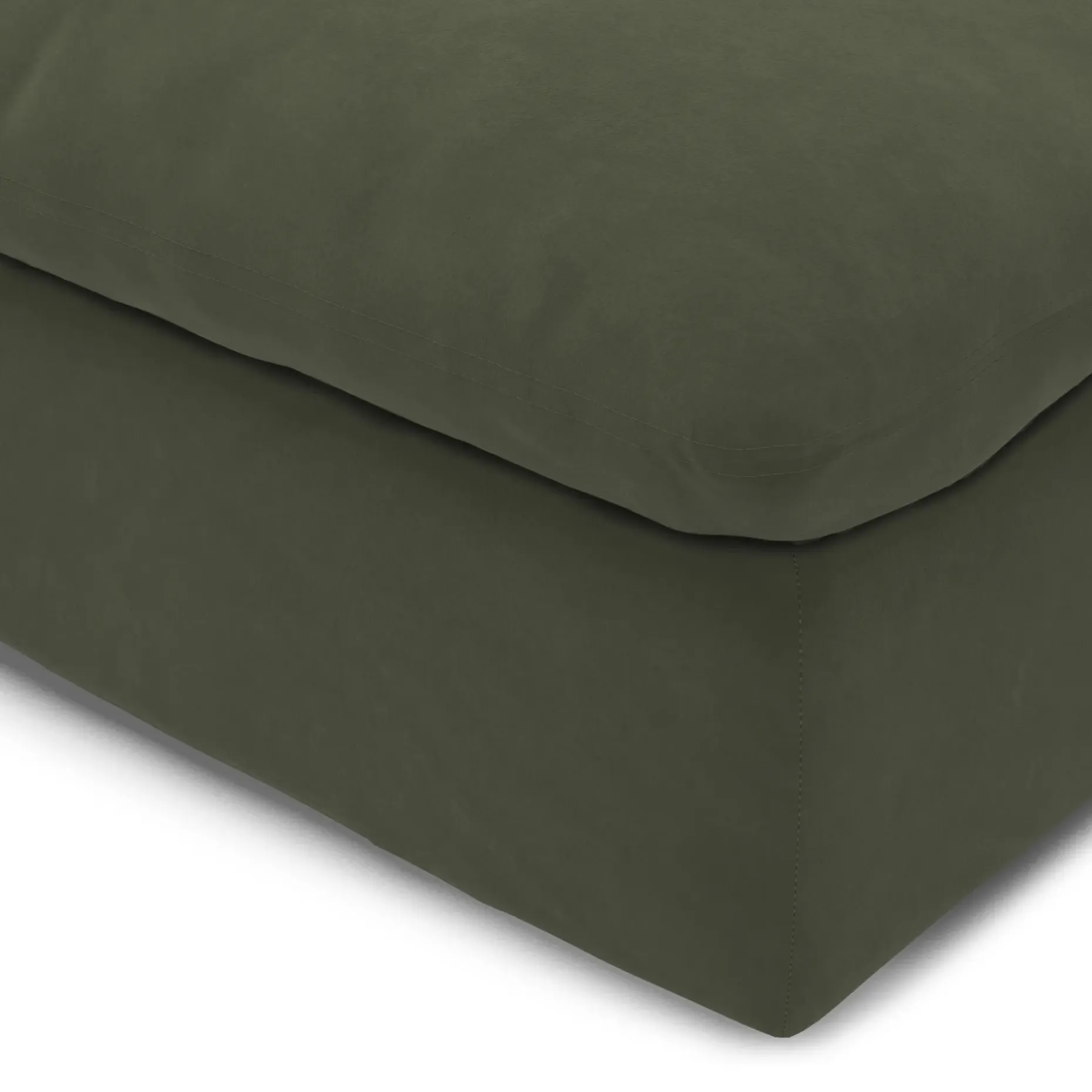 Leigh 46" Velvet Right Arm Module - Hale Fir Green