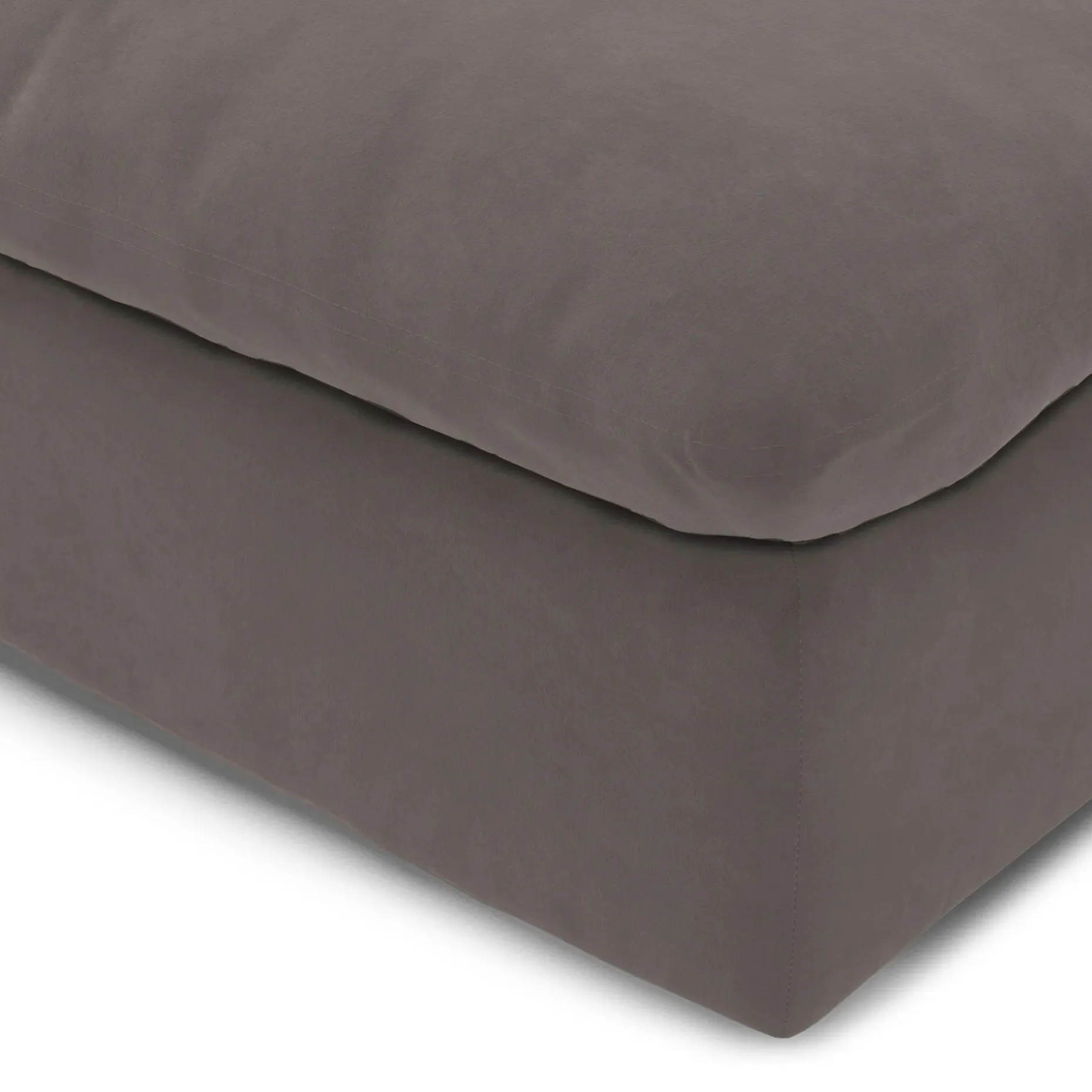 Leigh 46" Velvet Right Arm Module - Hale Warm Gray