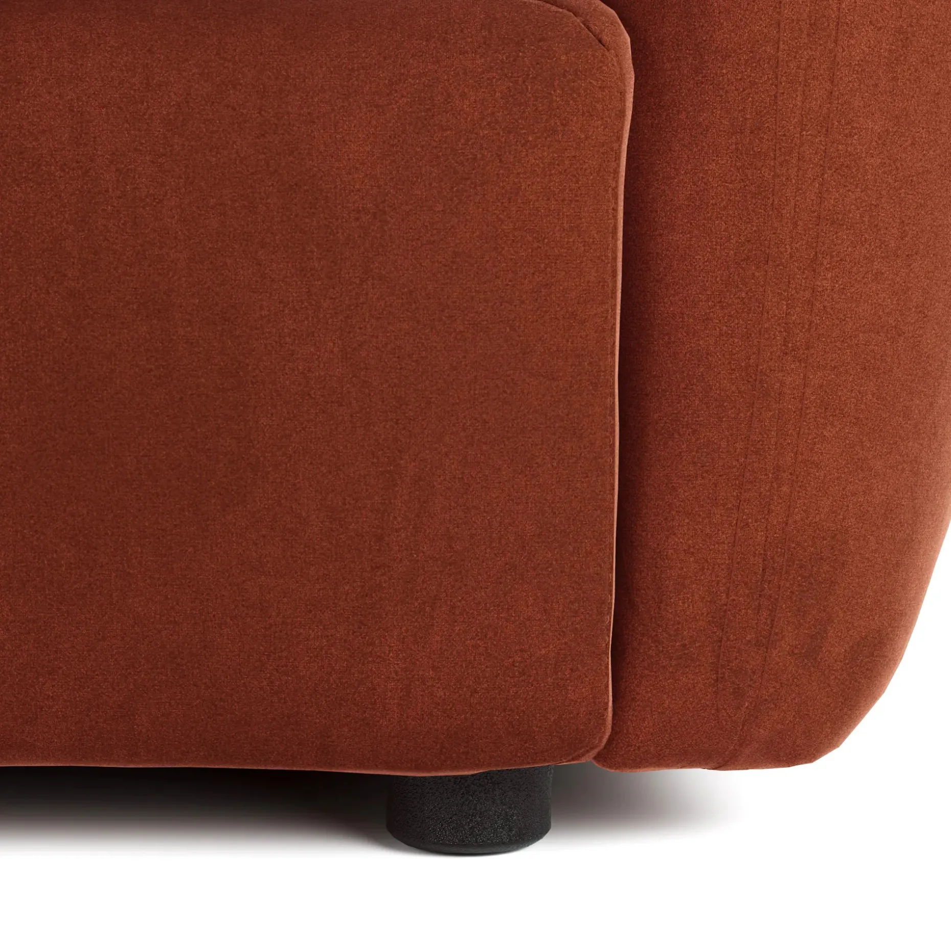 Leigh 86" Velvet Sofa Bed - Hale Rust