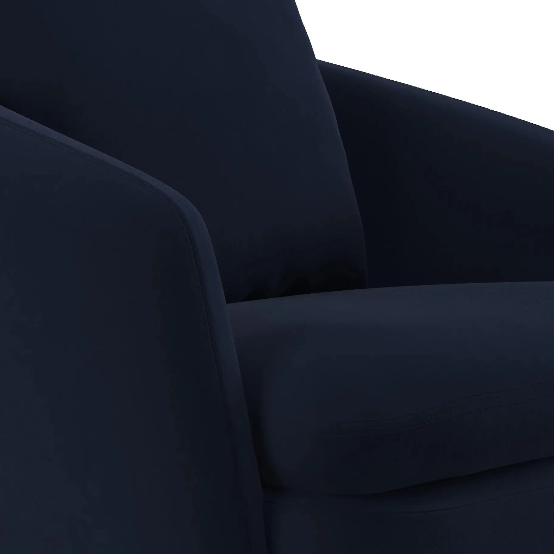 Leigh 33" Velvet Swivel Lounge Chair - Hale Ink