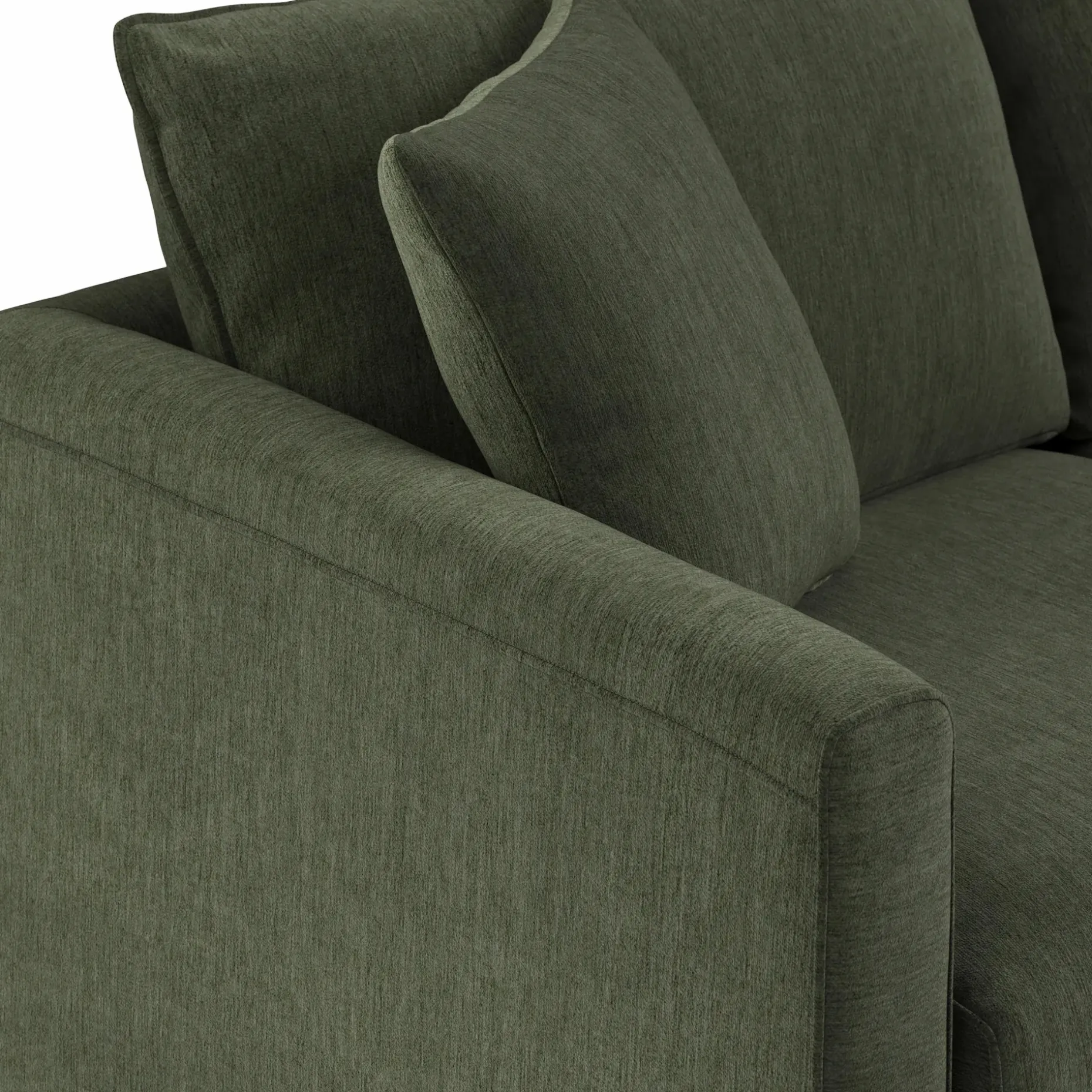 Lenae 72" Modular Loveseat - Eleos Green