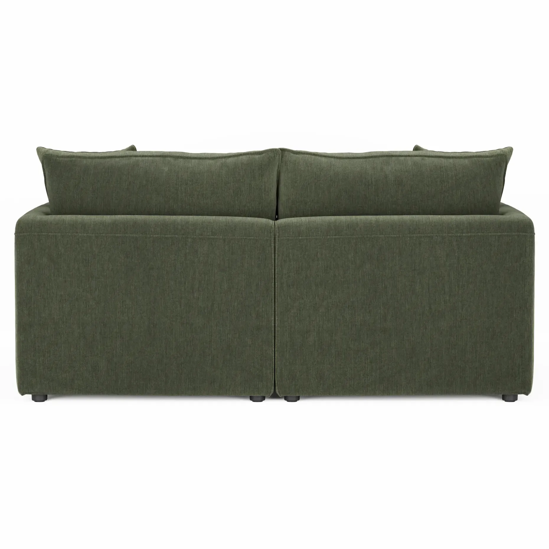 Lenae 72" Modular Loveseat - Eleos Green
