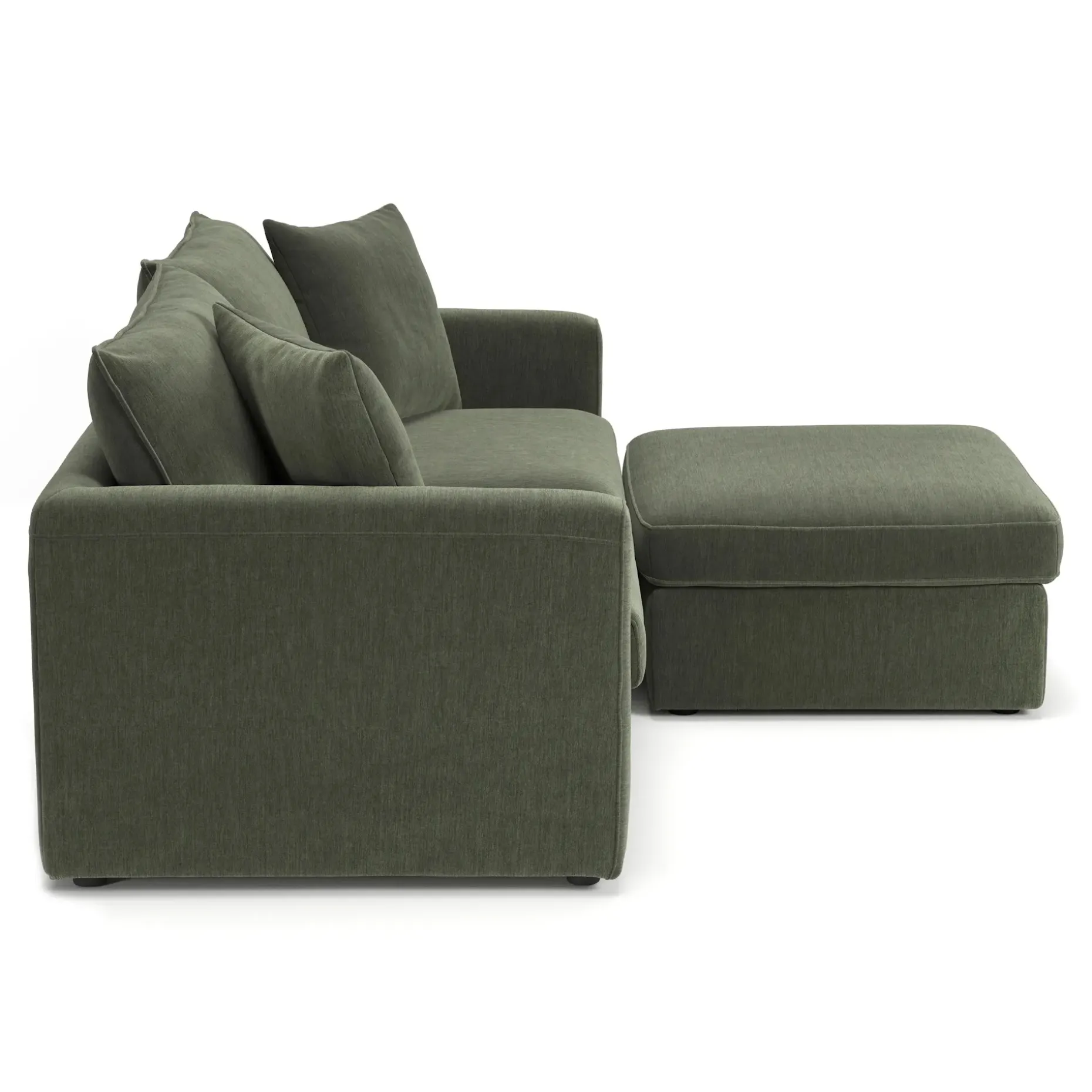 Lenae 72" Modular Sectional - Eleos Green