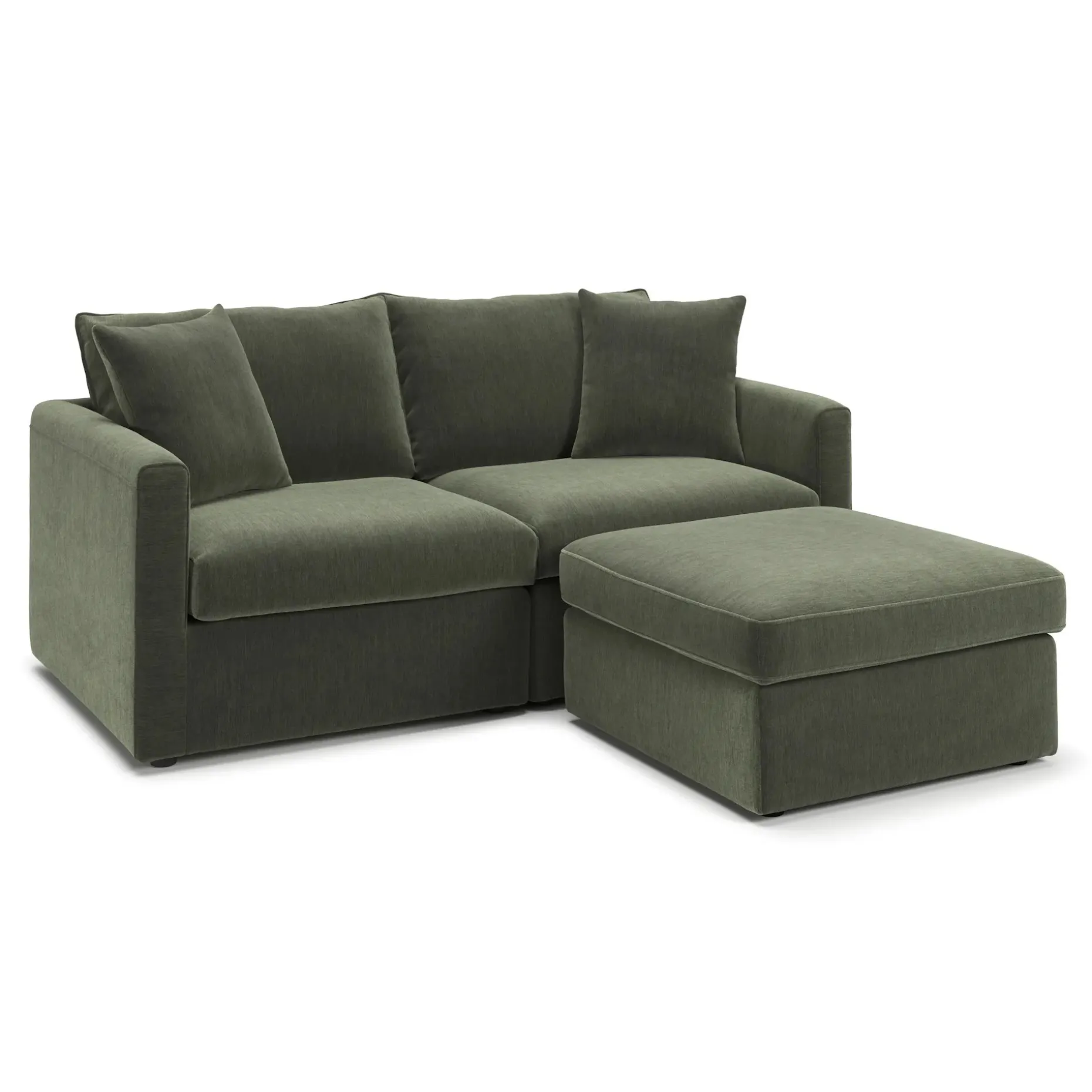 Lenae 72" Modular Sectional - Eleos Green