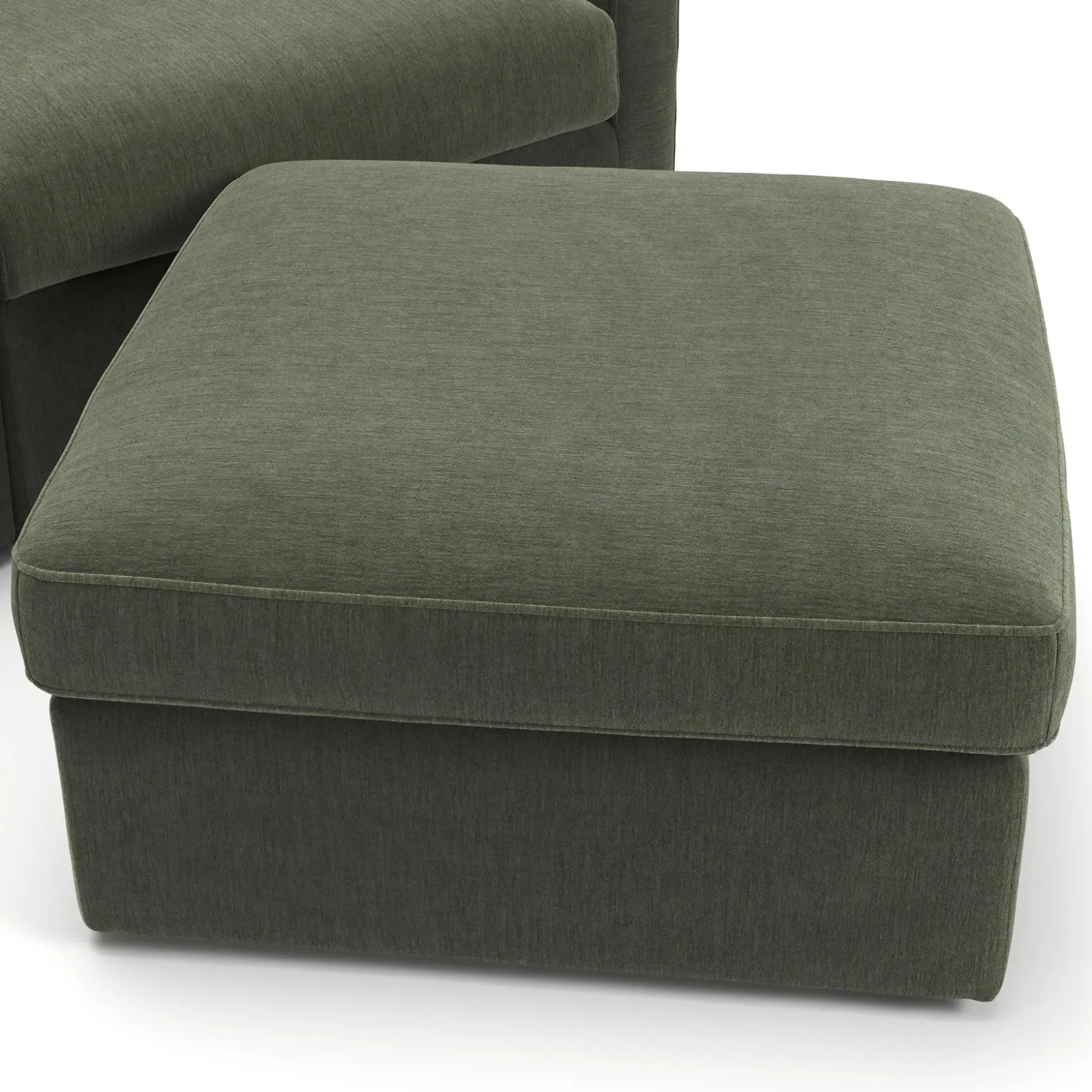 Lenae 72" Modular Sectional - Eleos Green