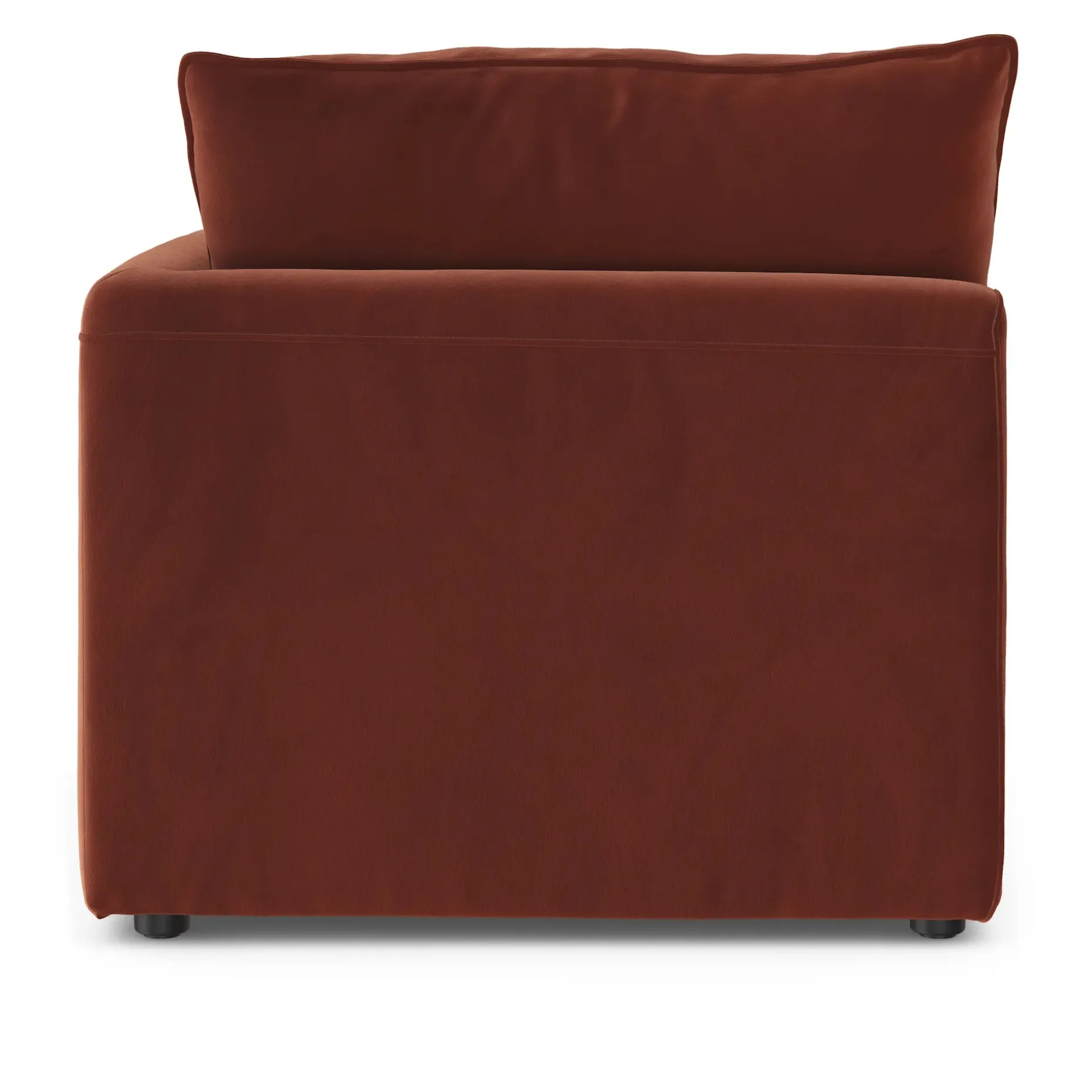 Lenae 36" Velvet Right Arm Module - Hale Rust