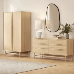 Lenia Armoire - White Oak