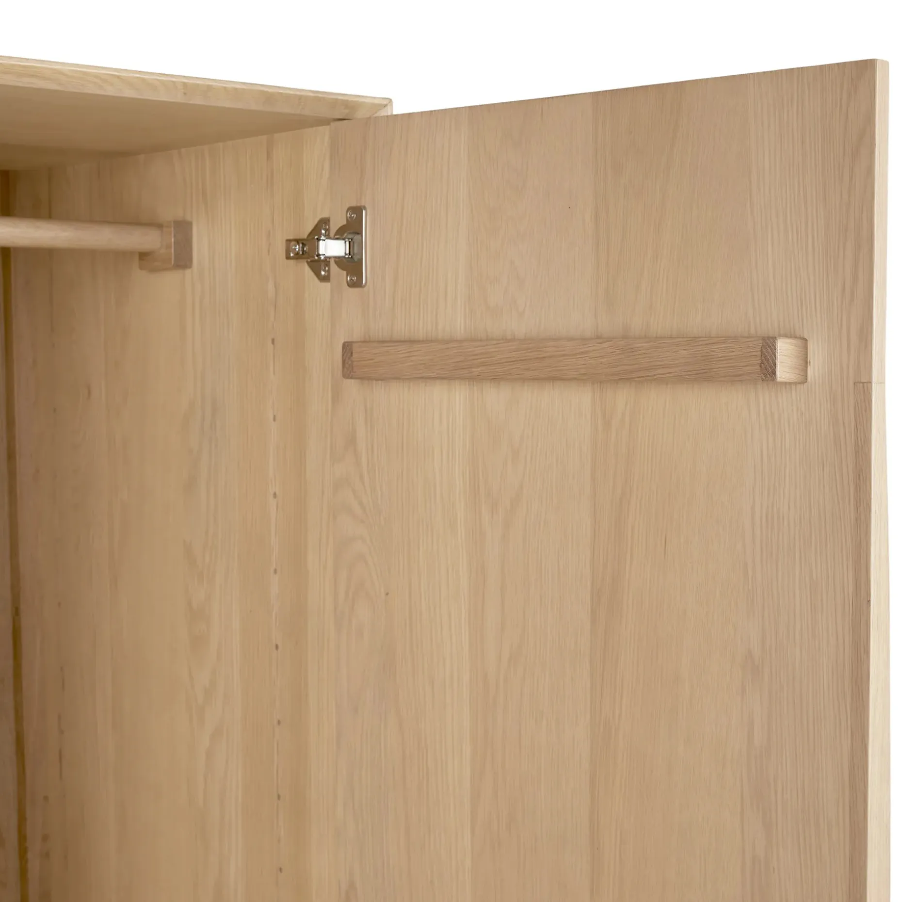 Lenia Armoire - White Oak
