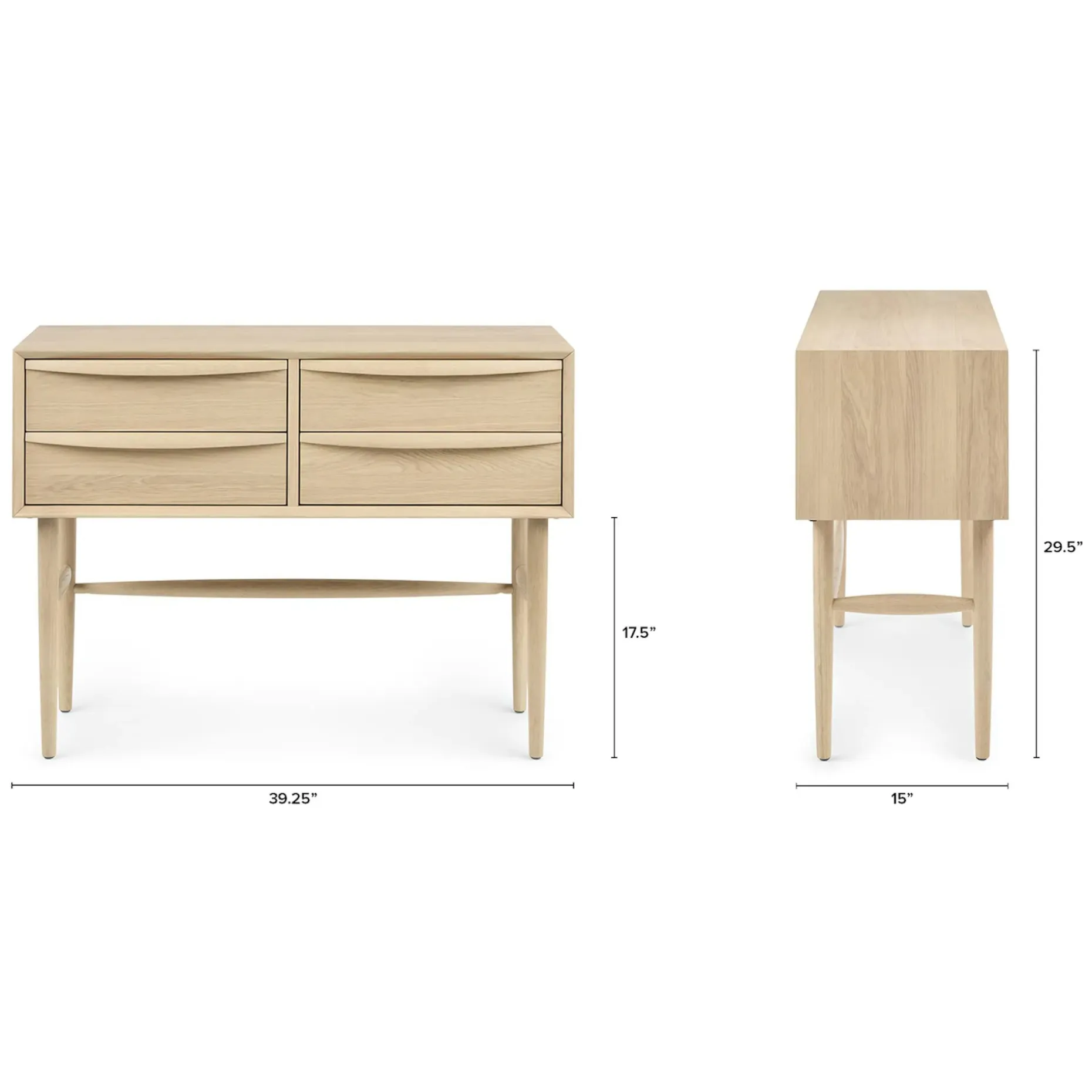 Lenia 39.25" Console - White Oak