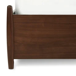 Lenia King Panel Storage Bed - Walnut