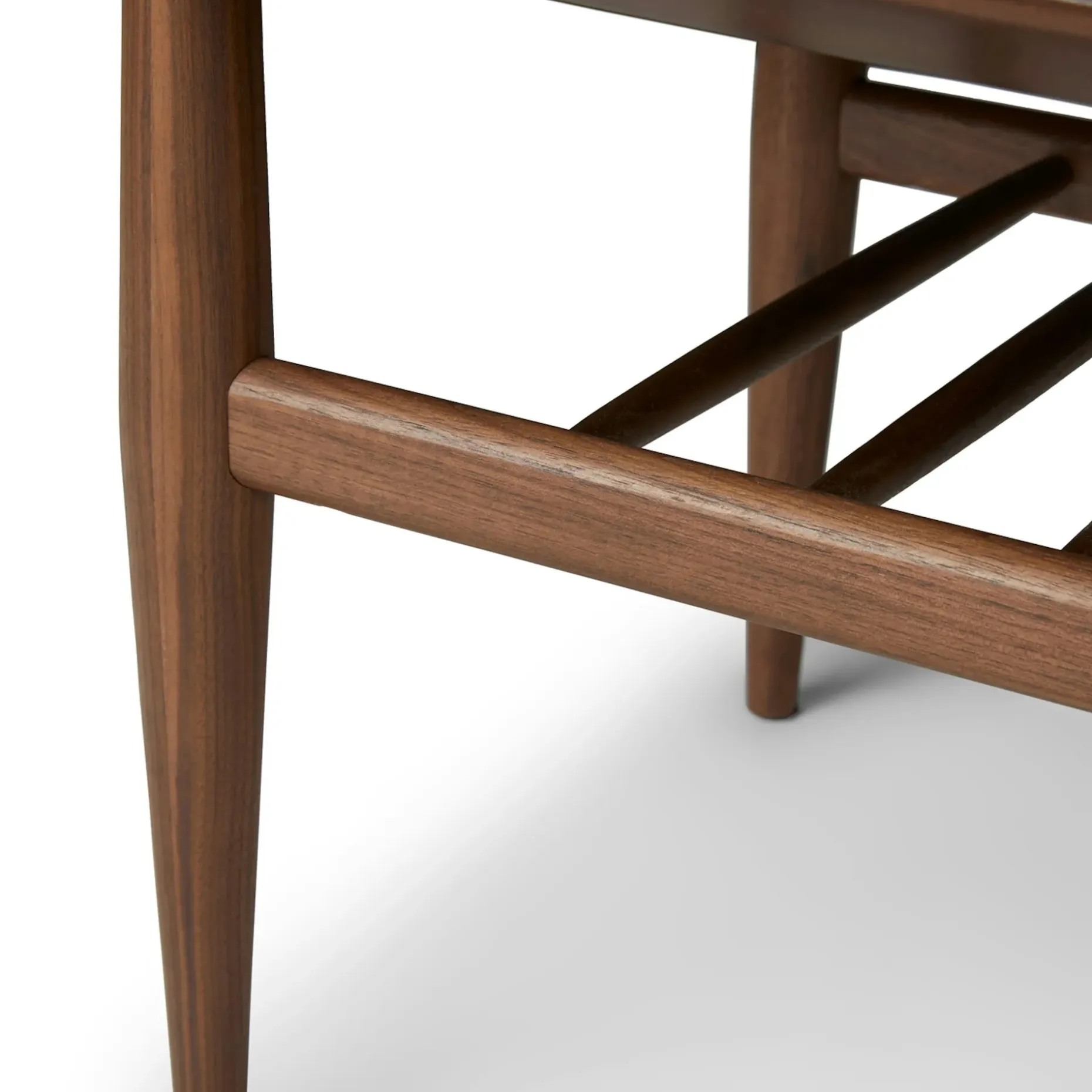 Lenia 53.5" Oval Coffee Table - Walnut