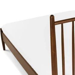 Lenia Queen Bed - Walnut