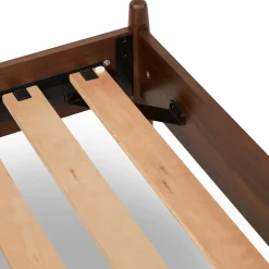Lenia Queen Panel Bed - Walnut