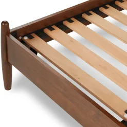 Lenia Queen Panel Bed - Walnut