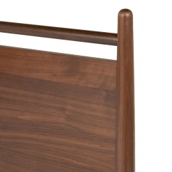 Lenia Queen Panel Bed - Walnut