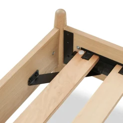 Lenia Queen Panel Bed - White Oak