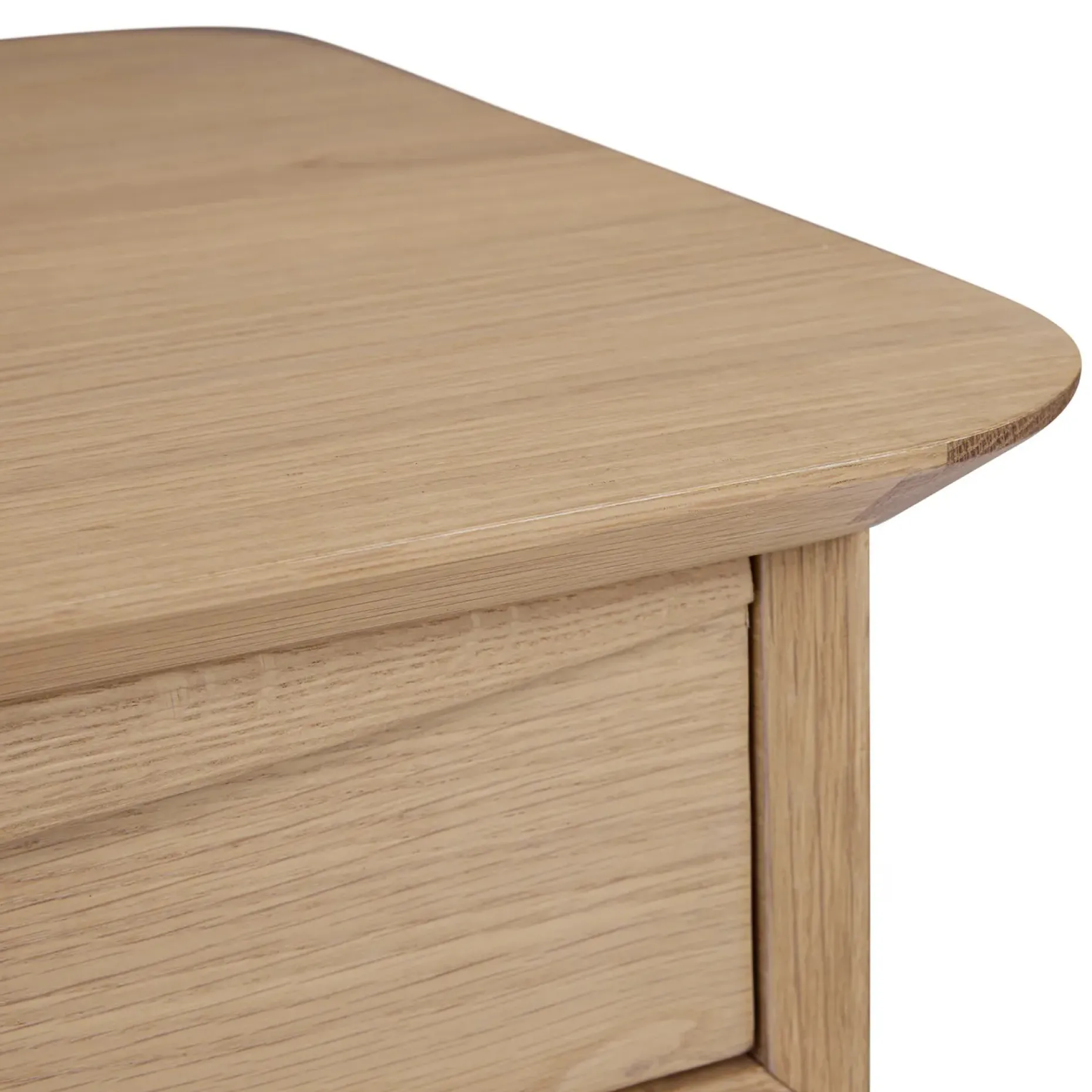 Lenia 46" Storage Coffee Table - White Oak