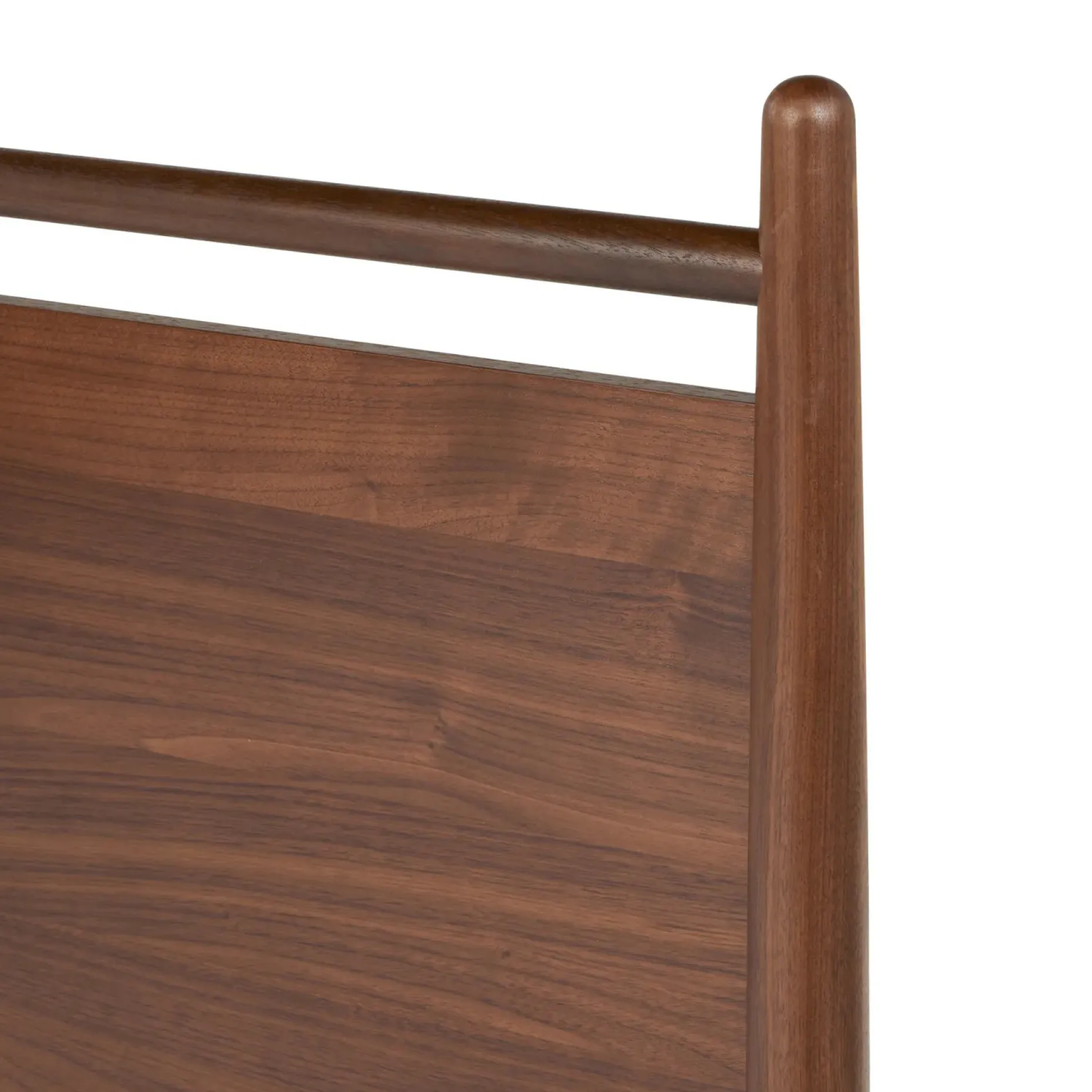 Lenia Twin Panel Bed - Walnut