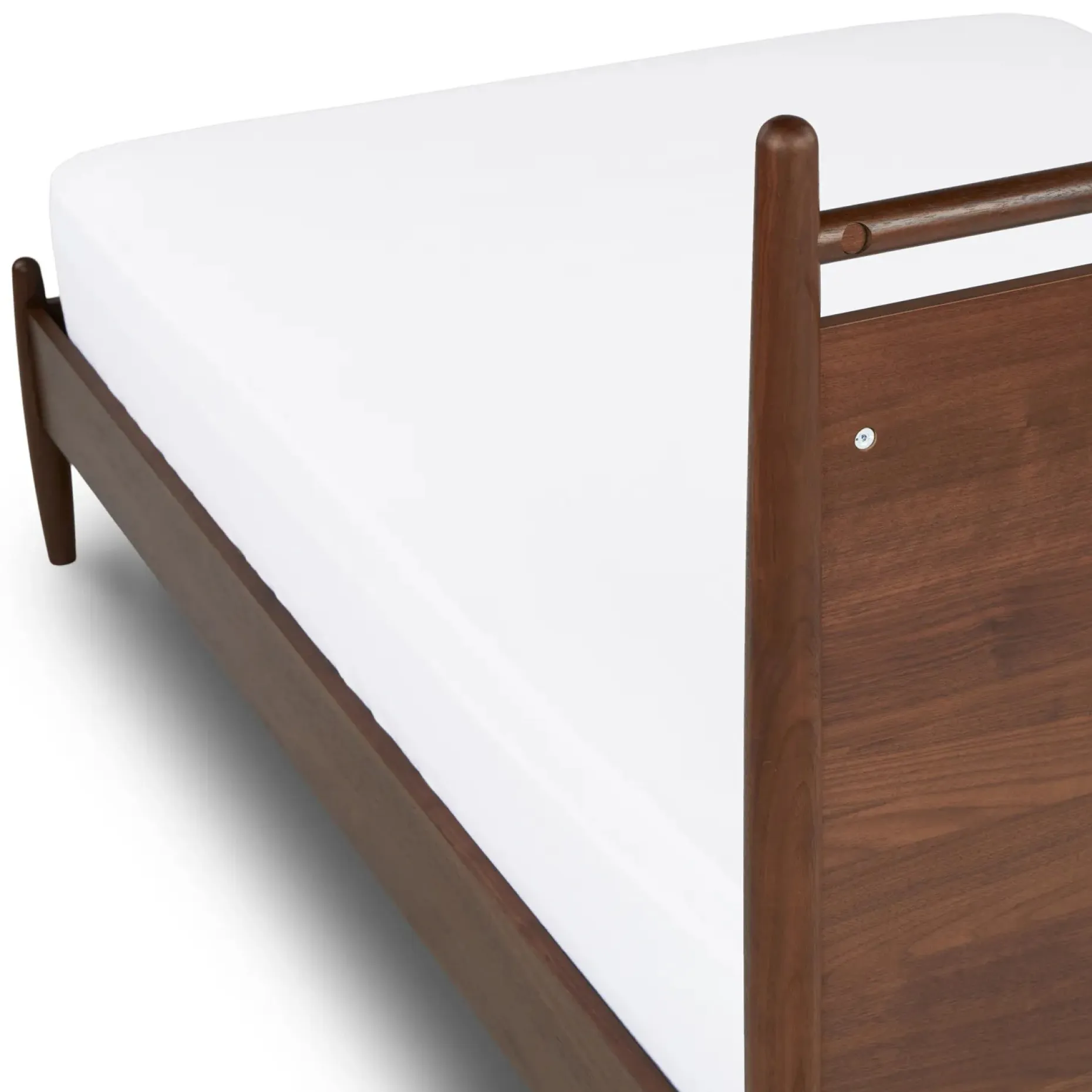 Lenia Twin Panel Bed - Walnut