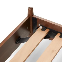 Lenia Twin Panel Bed - Walnut