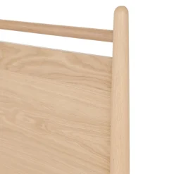 Lenia Twin Panel Bed - White Oak