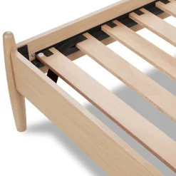 Lenia Twin Panel Bed - White Oak
